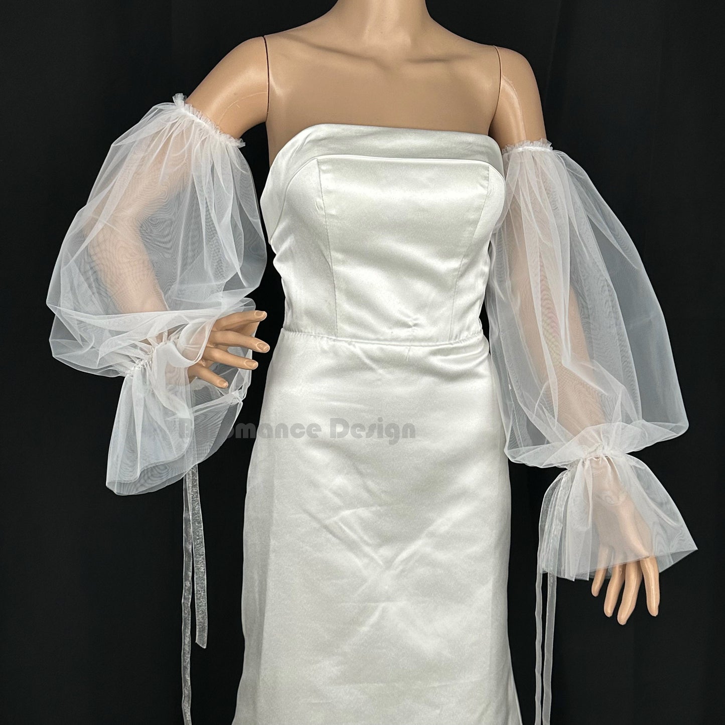 handmade classic tulle detach wedding sleeve, bridal sleeve
