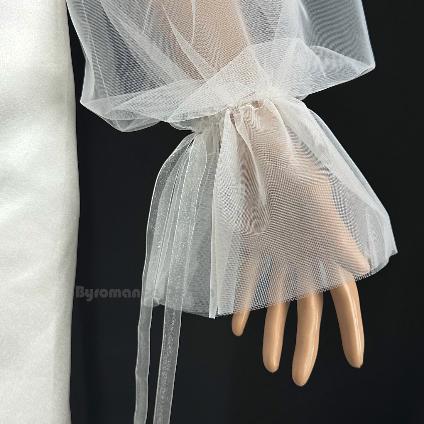 handmade classic tulle detach wedding sleeve, bridal sleeve