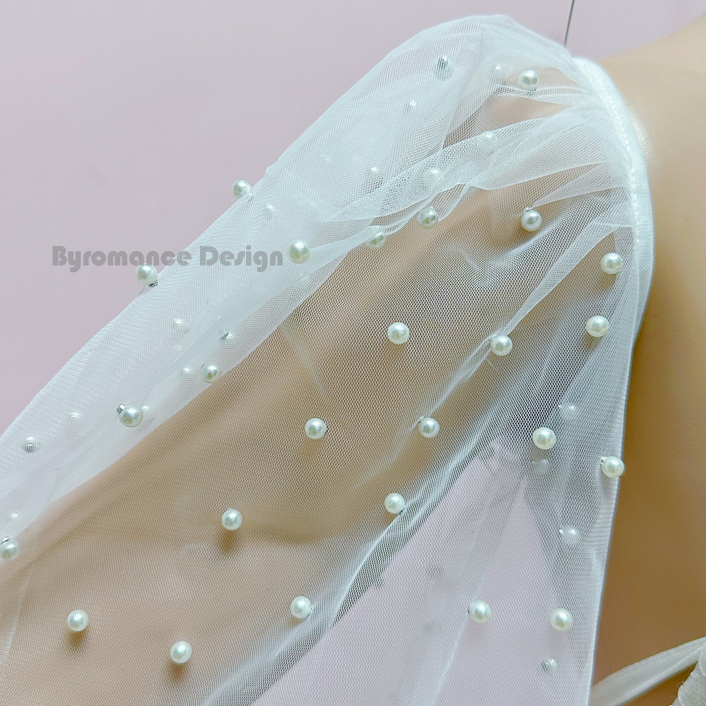 new customized pearl weeding sleeve