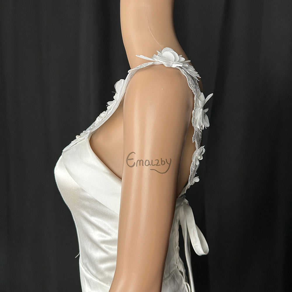 3D flower detachabl bridal straps,wedding straps,lace straps for wedding dress add on BYRDSW05