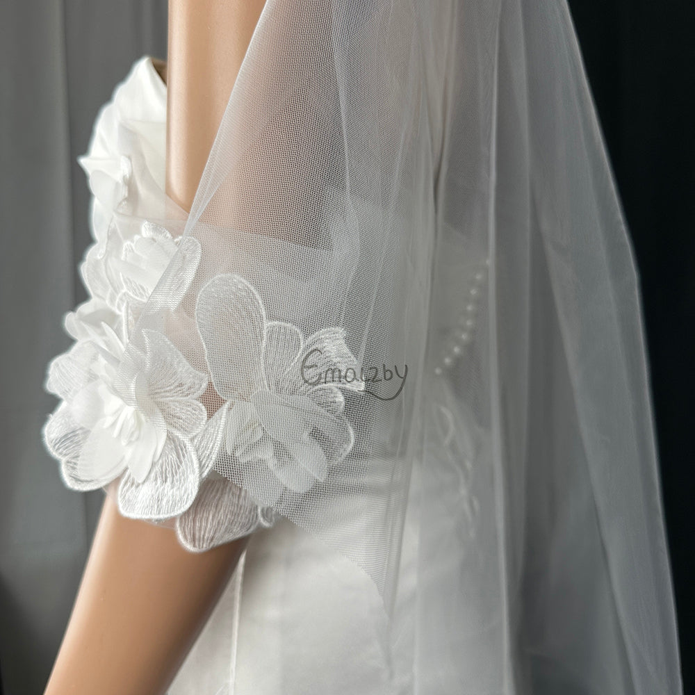 flower tulle top