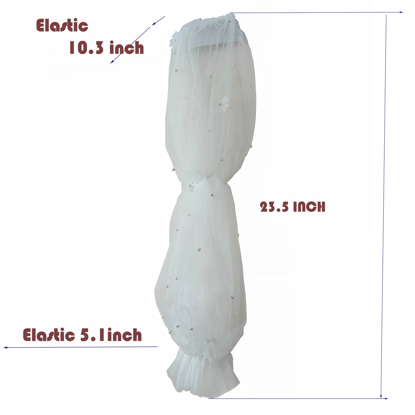 EMALZBY Customized Long wedding romovable pear flower sleevesBYRD05