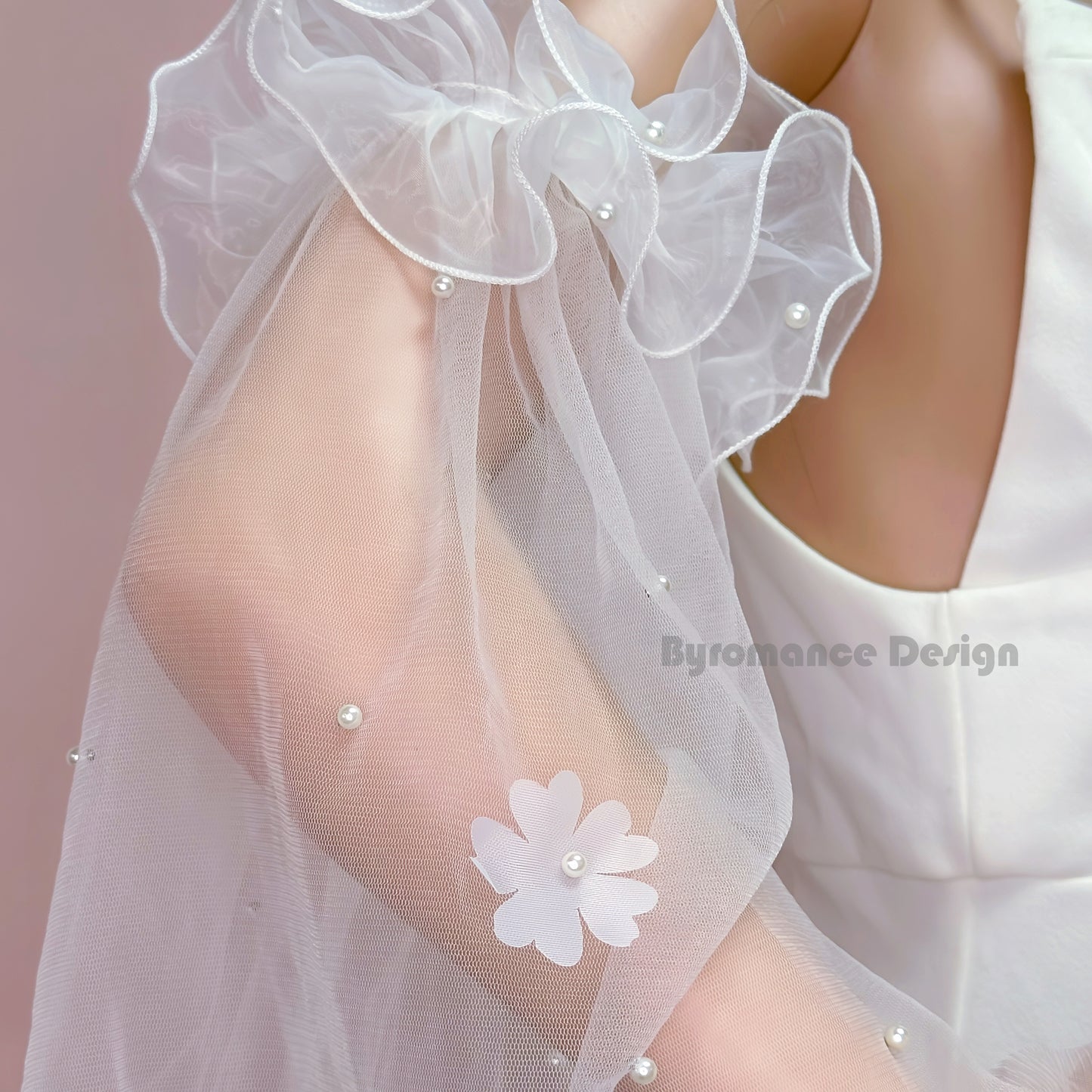 pearl flower series wedding sleeve