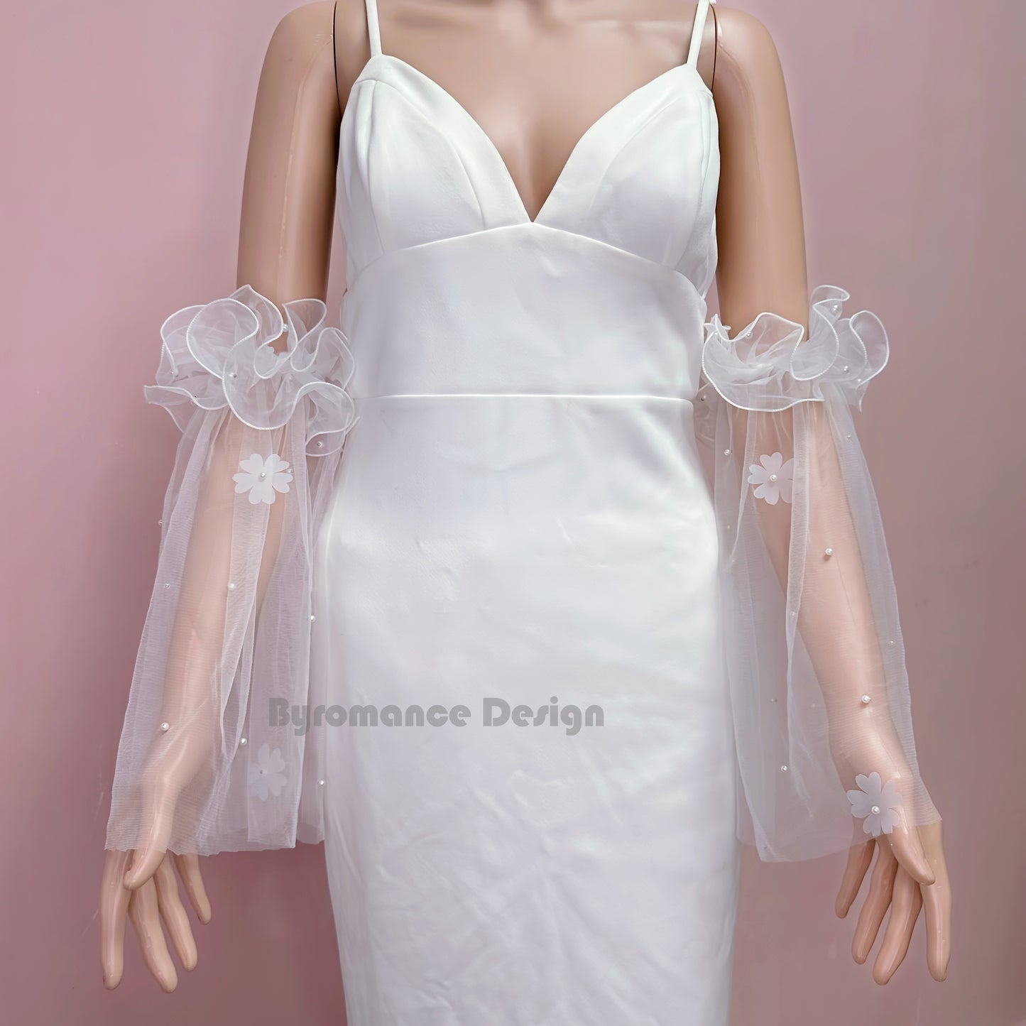 pearl flower series wedding sleeve