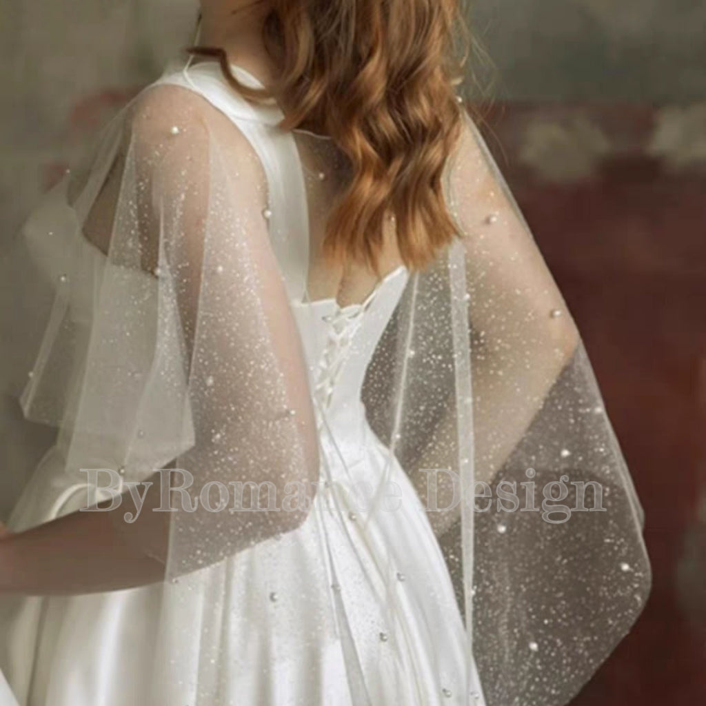 EMZLABY Customized spark glitter wedding dress topper,spark wedding topper for bridal BYRDVG75A03