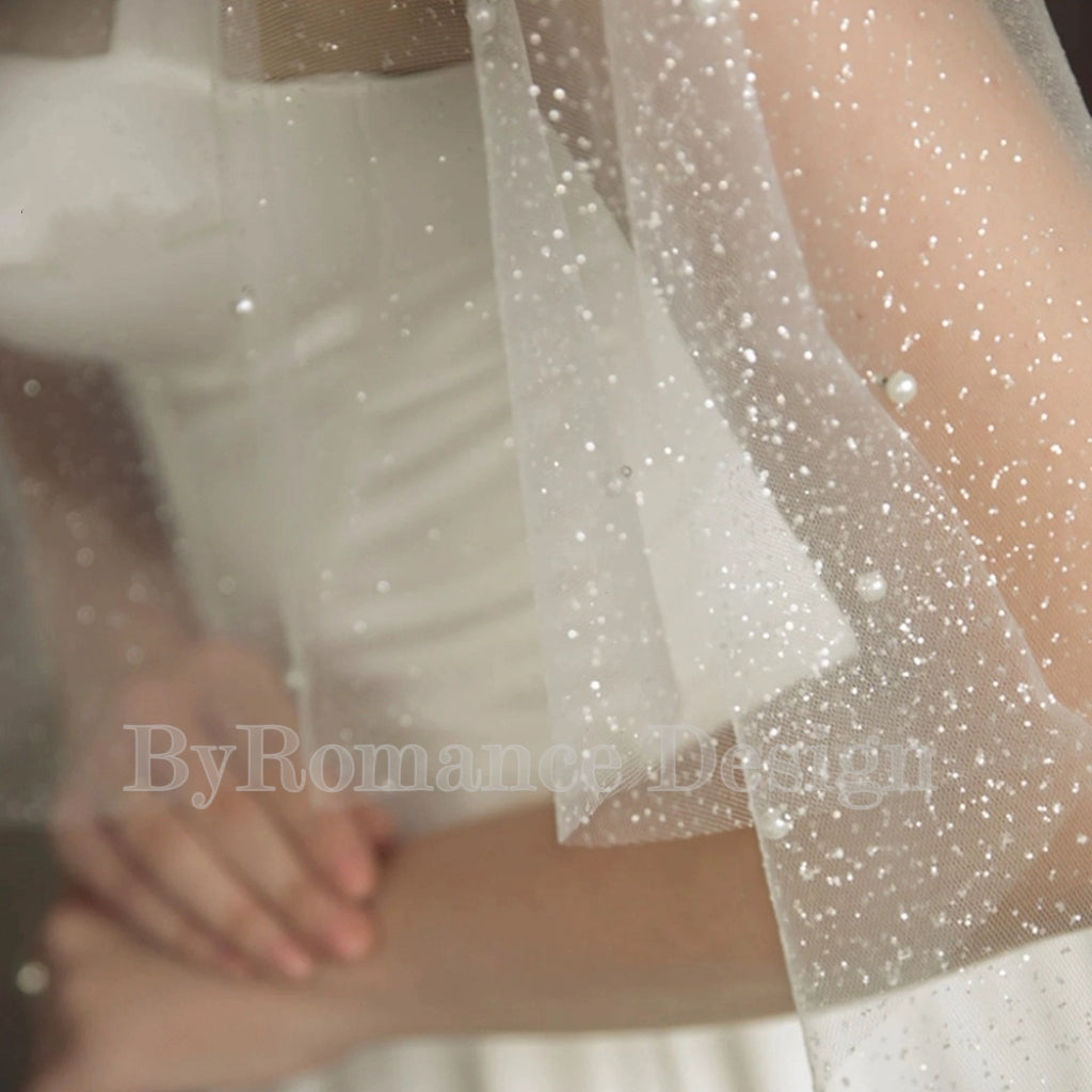 EMZLABY Customized spark glitter wedding dress topper,spark wedding topper for bridal BYRDVG75A03