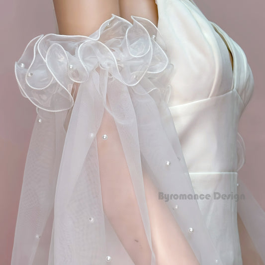 pearl flower series wedding sleeve