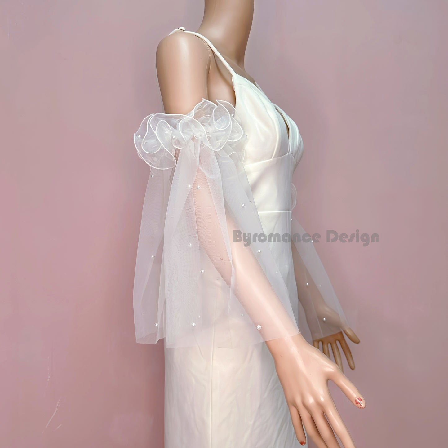 pearl flower series wedding sleeve