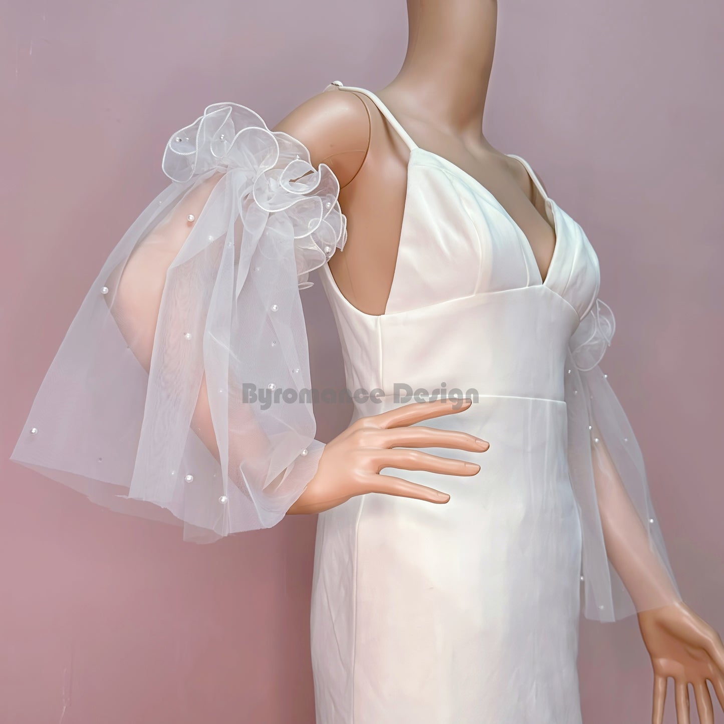 pearl flower series wedding sleeve