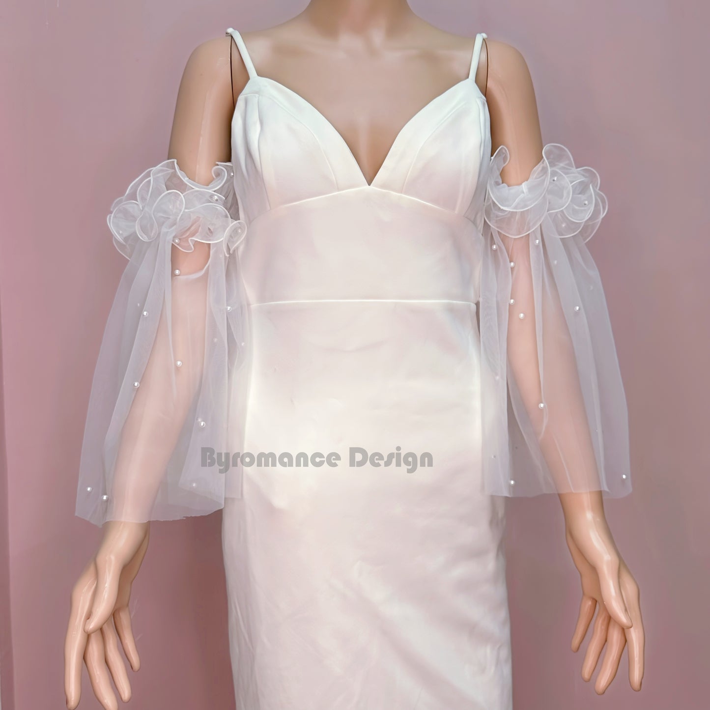 pearl flower series wedding sleeve